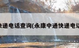 中通快递电话查询(永康中通快递电话查询)