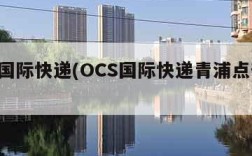 ocs国际快递(OCS国际快递青浦点部地址)