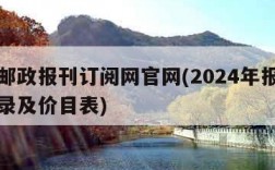 中国邮政报刊订阅网官网(2024年报刊订阅目录及价目表)