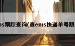 ems跟踪查询(查ems快递单号跟踪)