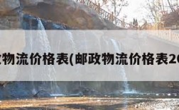 邮政物流价格表(邮政物流价格表2022)