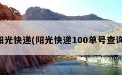 阳光快递(阳光快递100单号查询)