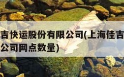 上海佳吉快运股份有限公司(上海佳吉快运股份有限公司网点数量)