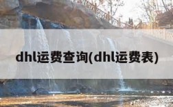 dhl运费查询(dhl运费表)