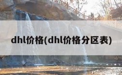 dhl价格(dhl价格分区表)