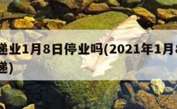 快递业1月8日停业吗(2021年1月8号快递)